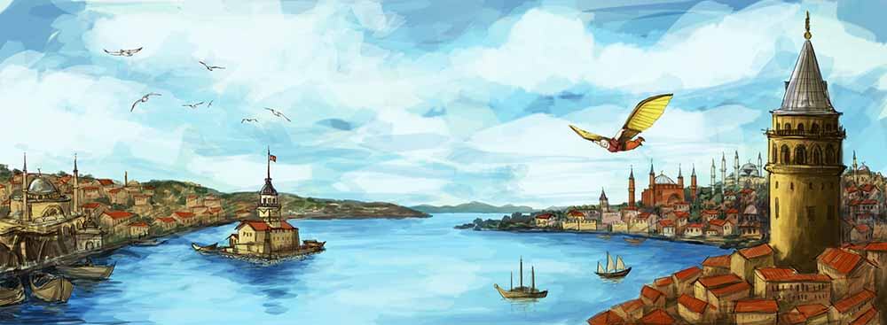 Hezarfen the First Flying Person